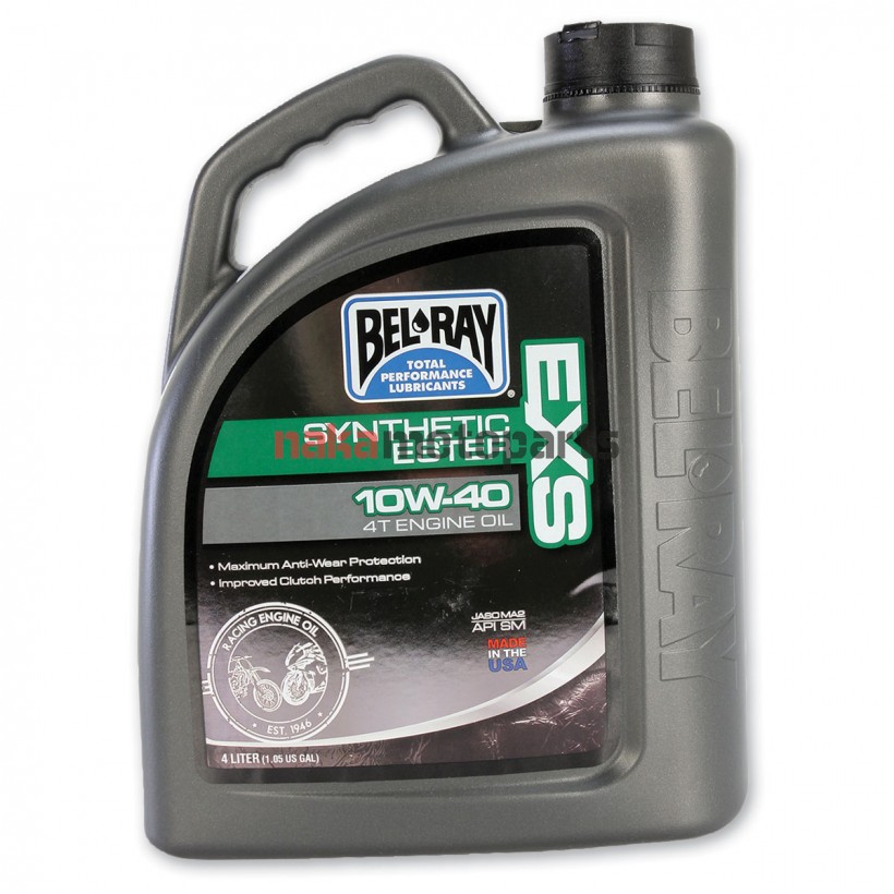 ΛΑΔΙ BEL-RAY 4T EXS 10W-40 100% ΣΥΝΘΕΤΙΚΟ 4L 