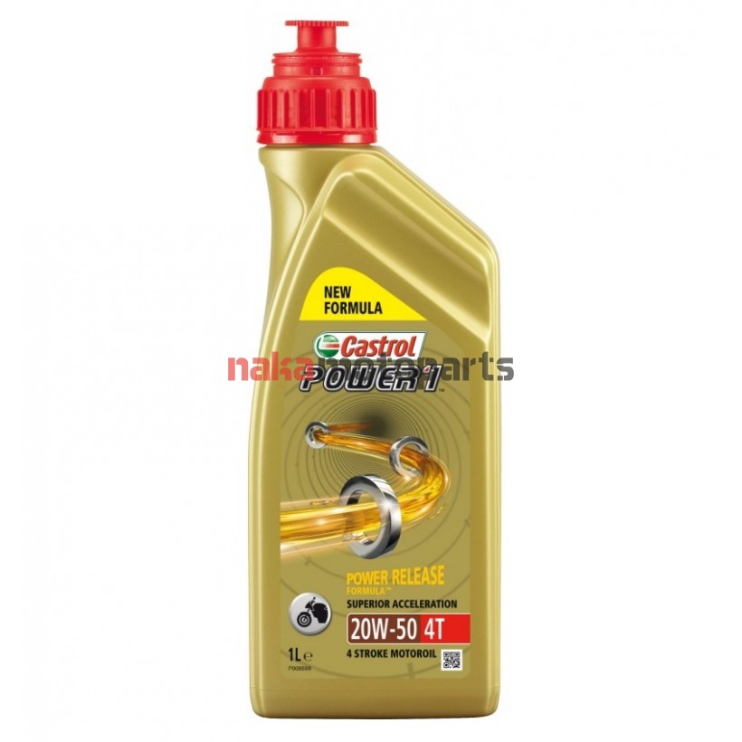 ΛΑΔΙ CASTROL 4T POWER 1 20W-50 1L