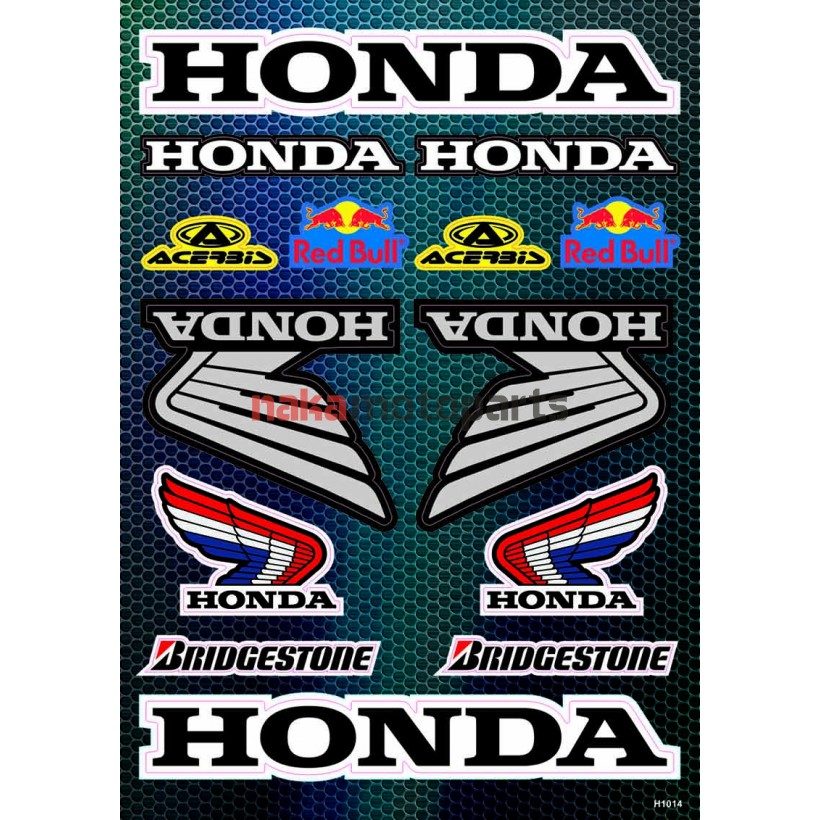 ΑΥΤΟΚΟΛΛΗΤΟ ΚΑΡΤΕΛΑ HONDA ΣΕΤ