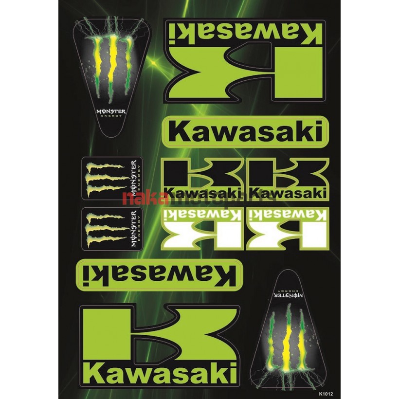 ΑΥΤΟΚΟΛΛΗΤΟ ΚΑΡΤΕΛΑ KAWASAKI ΣΕΤ