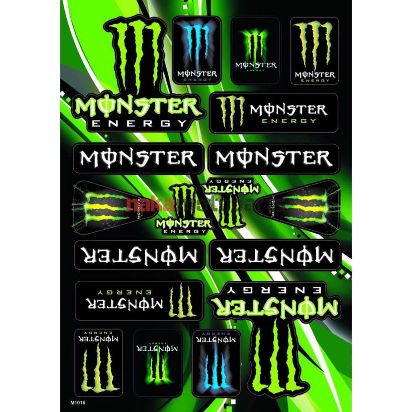 ΑΥΤΟΚΟΛΛΗΤΟ ΚΑΡΤΕΛΑ MONSTER ΣΕΤ