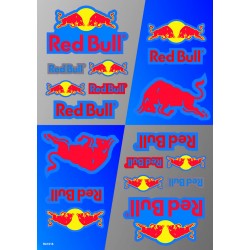 ΑΥΤΟΚΟΛΛΗΤΟ ΚΑΡΤΕΛΑ RED BULL ΣΕΤ