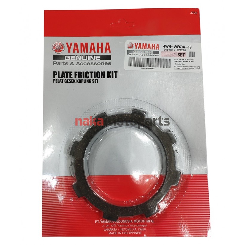 ΔΙΣΚΟΙ ΣΥΜΠΛΕΚΤΗ YAMAHA CRYPTON / CRYPTON-R 105 / CRYPTON-R 115 / F1Z / F1Z-R ΓΝΗΣΙΟΙ (5Τμχ) 4WH-WE63A-10
