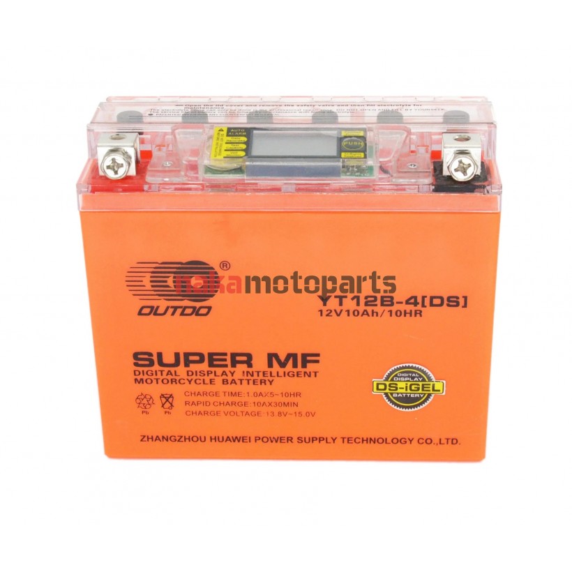 ΜΠΑΤΑΡΙΑ YT12B-4 10AH GEL OUTDO