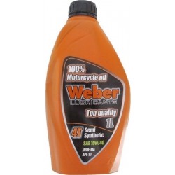 ΛΑΔΙ WEBER 4T 10W-40 ΗΜΙΣΥΝΘΕΤΙΚΟ 1L