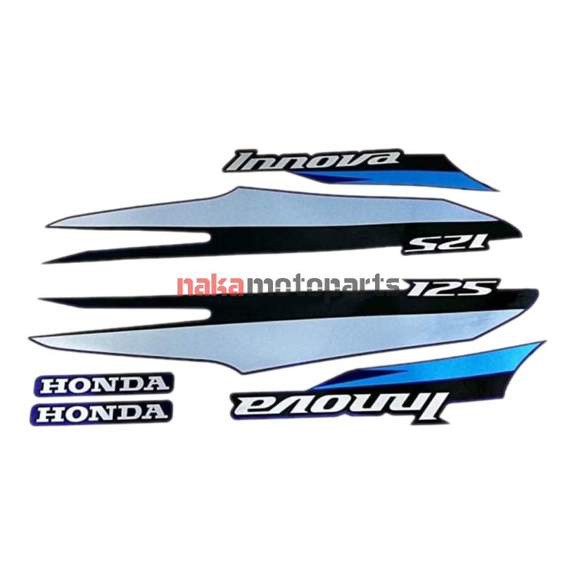 ΑΥΤΟΚΟΛΛΗΤΑ ΓΙΑ HONDA INNOVA 125 ΚΑΡΜΠ/ΤΕΡ ΜΠΛΕ ΣΕΤ