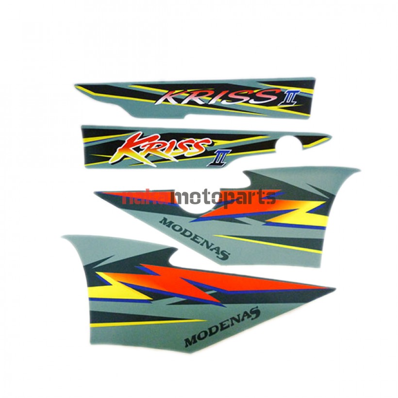 ΑΥΤΟΚΟΛΛΗΤΑ ΓΙΑ MODENAS KRISS 115 ΠΡΑΣΙΝΟ ΣΕΤ