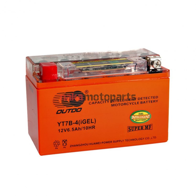 ΜΠΑΤΑΡΙΑ YT7B-4 (YT7B-BS) 6,5AH GEL OUTDO
