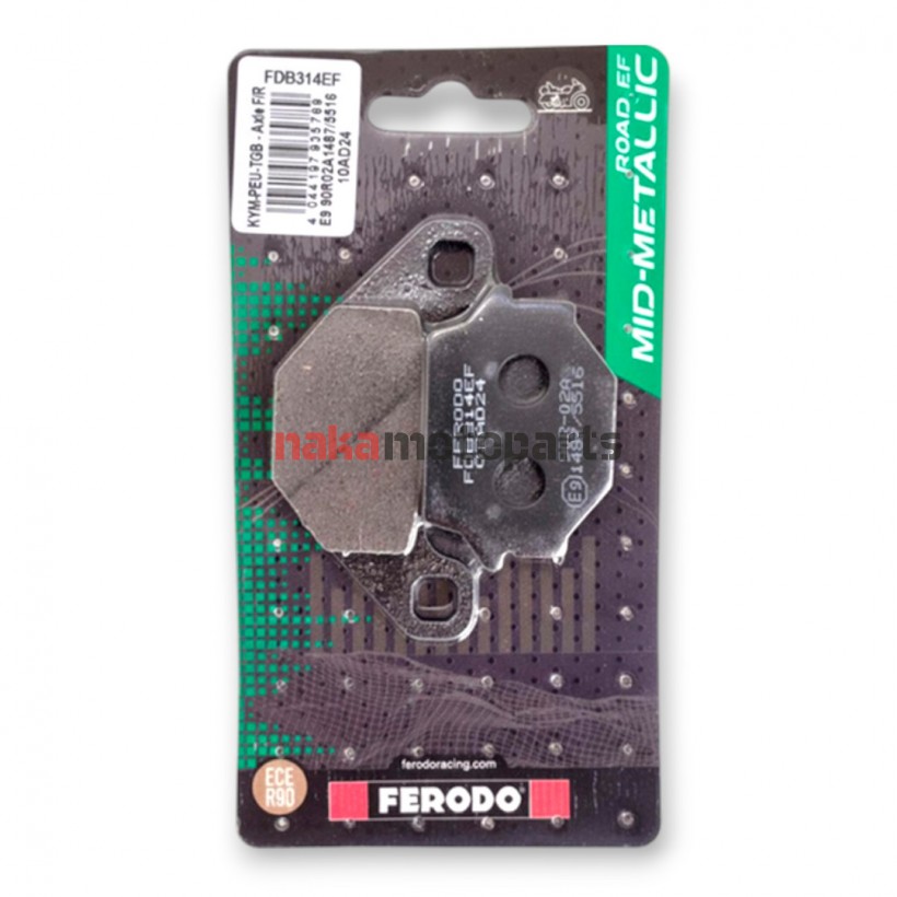 ΤΑΚΑΚΙΑ ΕΜΠΡΟΣΘΙΑ VISA-R 50 / 110 / KLR 250 / 600 / GN 125 (94-00) FA067 FERODO FDB314EF