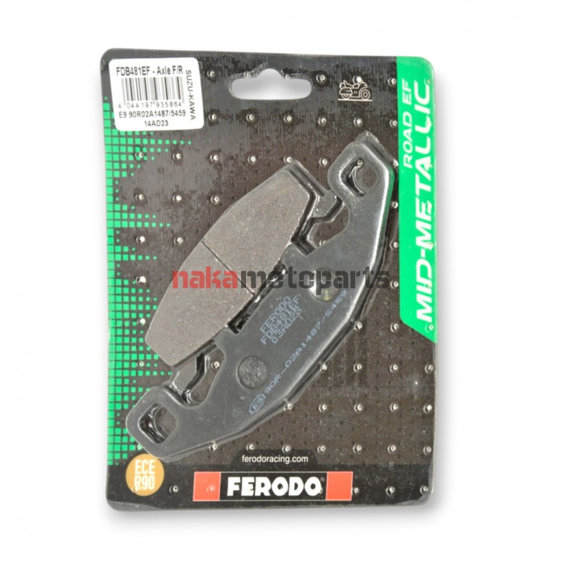 ΤΑΚΑΚΙΑ ΕΜΠΡΟΣΘΙΑ GSF 400 BANDIT (91-95) / KLE 250 ANHELO / 400 / 500 FA129 FERODO FDB481EF