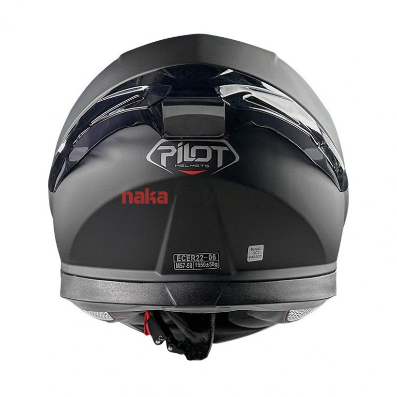 ΚΡΑΝΟΣ PILOT FULLFACE SNAKE SV (ECE 22.06) ΜΑΥΡΟ ΜΑΤ + ΦΙΜΕ ΖΕΛΑΤΙΝΑ