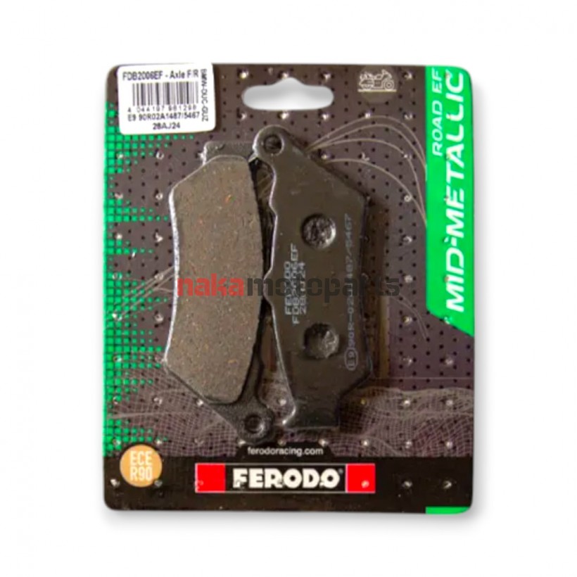 ΤΑΚΑΚΙΑ ΕΜΠΡΟΣΘΙΑ PEGASO 650 (97-08) / F 650 (96-12) / 800 GS (08-12) / NX 650 (97-01) / XT 660R FA209 FERODO FDB2006EF