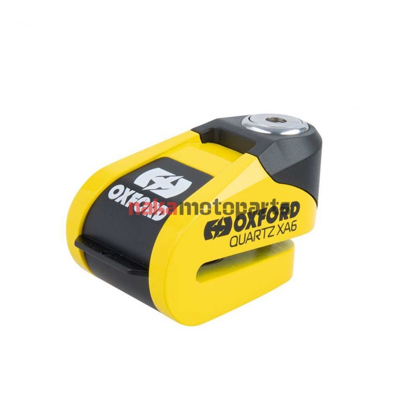 ΚΛΕΙΔΑΡΙΑ ΔΙΣΚΟΦΡΕΝΟΥ OXFORD LK215 QUARTZ XA6 6mm ΚΙΤΡΙΝΗ-ΜΑΥΡΗ ΜΕ ΣΥΝΑΓΕΡΜΟ