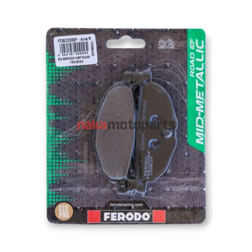 ΤΑΚΑΚΙΑ ΟΠΙΣΘΙΑ MAJESTY 400 (04-11) / T-MAX 500 (04-11) FA408 FERODO FDB2200EF