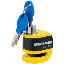 ΚΛΕΙΔΑΡΙΑ ΔΙΣΚΟΦΡΕΝΟΥ OXFORD LK213 MICRO XA5 5,5mm ΚΙΤΡΙΝΗ ΜΕ ΣΥΝΑΓΕΡΜΟ