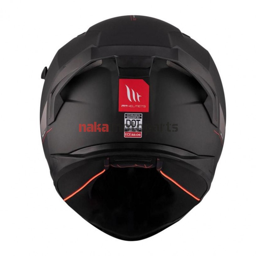 ΚΡΑΝΟΣ MT FULLFACE BRAKER SV (ECE 22.06) ΜΑΥΡΟ ΜΑΤ