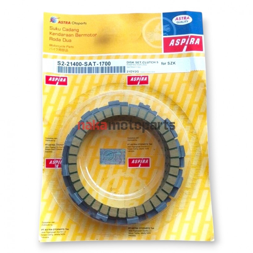 ΔΙΣΚΟΙ ΣΥΜΠΛΕΚΤΗ SUZUKI FX 125 ASPIRA