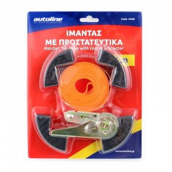 ΙΜΑΝΤΑΣ ΜΕ ΚΑΣΤΑΝΙΑ ΚΑΙ ΠΡΟΣΤΑΤΕΥΤΙΚΑ 5m x 25mm AUTOLINE 14566