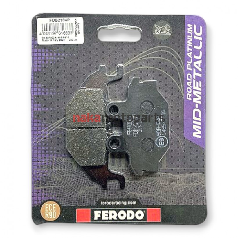 ΤΑΚΑΚΙΑ ΟΠΙΣΘΙΑ SYM VF 185 FA377 FERODO FDB2184P PLATINUM
