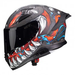 ΚΡΑΝΟΣ PILOT FULLFACE SNAKE SV REPTILE-X ΤΙΤΑΝΙΟ ΜΑΤ + ΦΙΜΕ ΖΕΛΑΤΙΝΑ