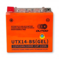 ΜΠΑΤΑΡΙΑ YTX14-BS (UTX14-BS) OUTDO GEL