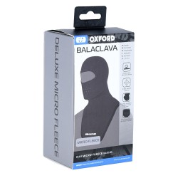 ΜΠΑΛΑΚΛΑΒΑ FULLFACE OXFORD DELUXE MICRO FLEECE ΜΑΥΡΗ CA035