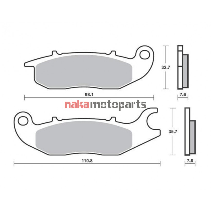 ΤΑΚΑΚΙΑ ΕΜΠΡΟΣΘΙΑ INNOVA / INNOVA INJECTION 125 / CBR 125R (04-13) / CBF 125 FA375 TNM