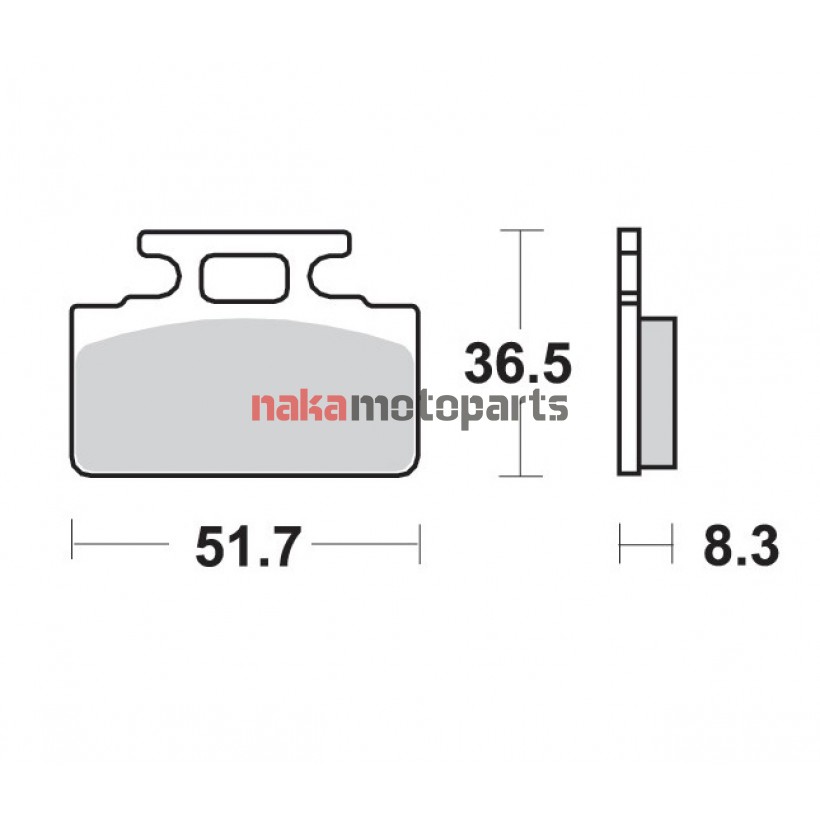 ΤΑΚΑΚΙΑ ΕΜΠΡΟΣΘΙΑ SYM MIO 100 4T (05-13) FA151 SHARK