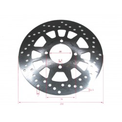 ΔΙΣΚΟΠΛΑΚΑ ΕΜΠΡΟΣΘΙΑ YAMAHA CRYPTON / R105 / R115 / X135 / F1Z / F1Z-R / Z 125 W-STANDARD