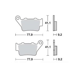 ΤΑΚΑΚΙΑ ΟΠΙΣΘΙΑ PEGASO (05-09) / F 650/800 GS / XT 660X/R / XT 660Z TENERE (08-13) / NX 650 (97-01) FA208/213 SUPREMA