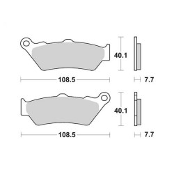 ΤΑΚΑΚΙΑ ΕΜΠΡΟΣΘΙΑ PEGASO 650 (97-08) / F 650 (96-12) / 800 GS (08-12) / NX 650 (97-01) / XT 660R FA209 SUPREMA