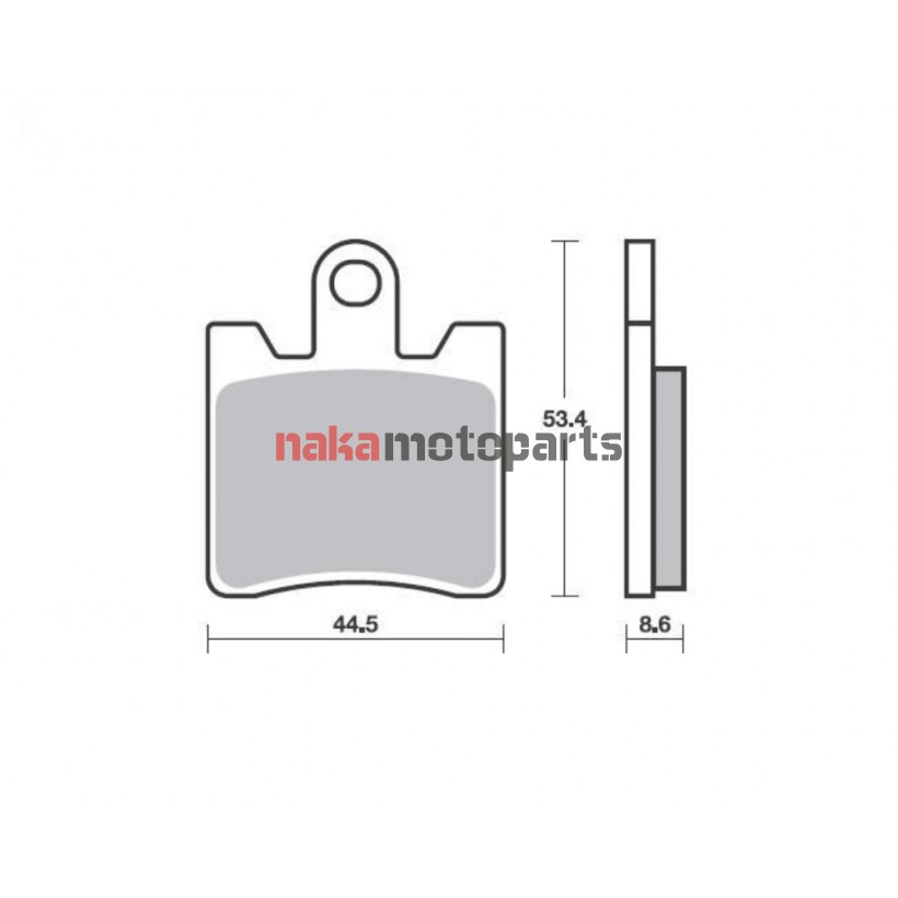 ΤΑΚΑΚΙΑ ΕΜΠΡΟΣΘΙΑ BURGMAN 250 (98-06) / 400 (01-06) / GTS 300 EVO (09-13) FA283 SUPREMA