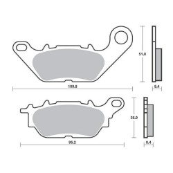 ΤΑΚΑΚΙΑ ΕΜΠΡΟΣΘΙΑ CRYPTON-X 135 / CRYPTON T-110 / YBR 125 FA464 SUPREMA